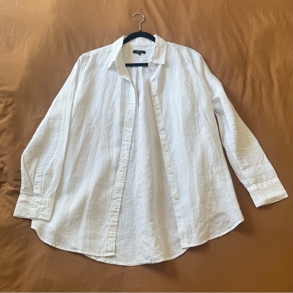 Quince 100% European Linen Long Sleeve Shirt